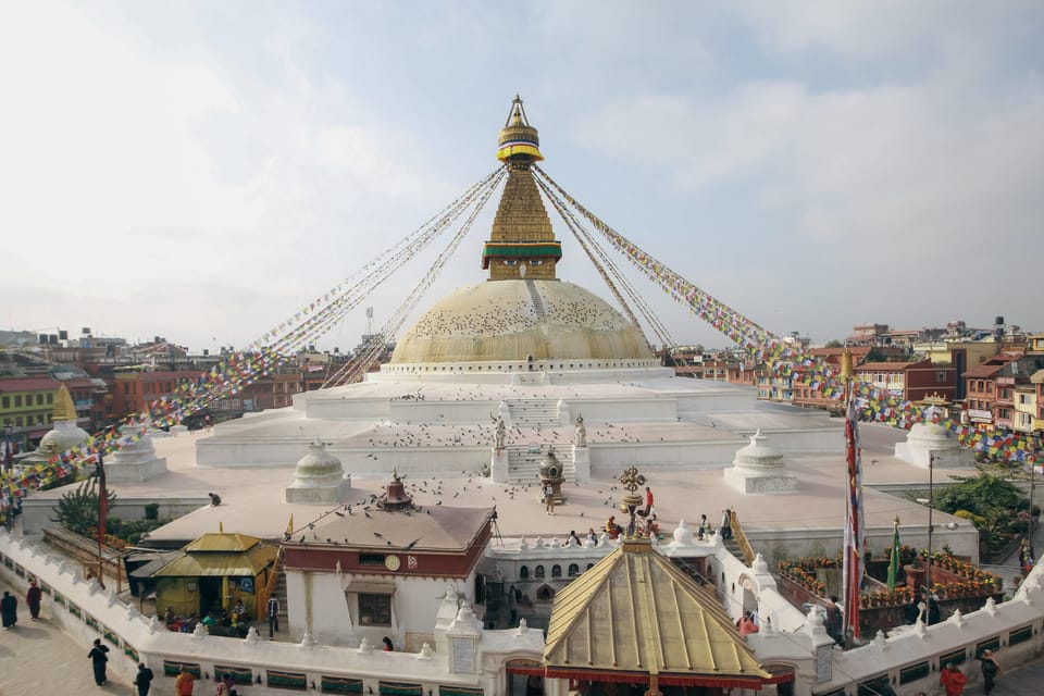 Explore Kathmandu: 4 Heritage Private Tour With Wine Tasting - Swayambhu Nath Stupa