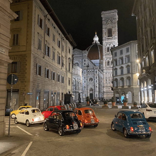 Explore Tuscany at Night: Fiat 500 Rental, 8:30-10 P.M. - Whats Included in Your Rental