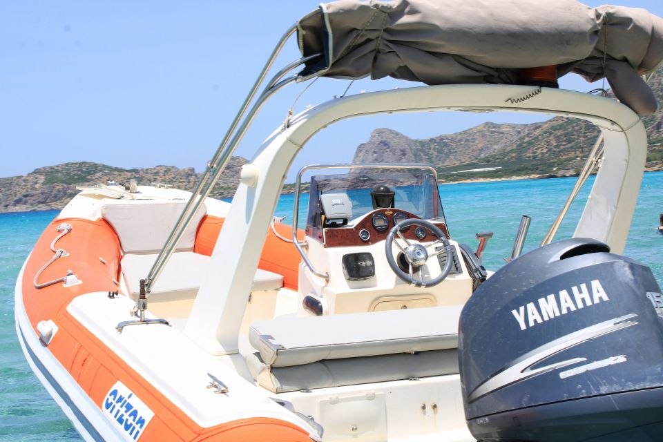 Falasarna: Balos Beach & Gramvousa Island Private RIB Cruise - Included Amenities