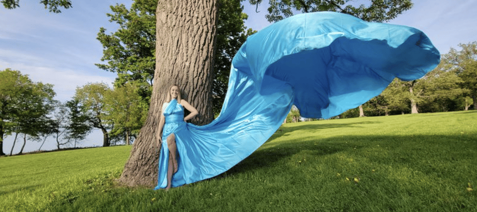 Flying Dress Photo Shoot - Madison WI - Dress Options