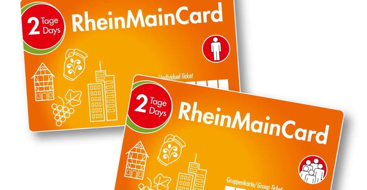 Frankfurt: RheinMainCard - Unlimited RMV Transportation - Discounts on Attractions