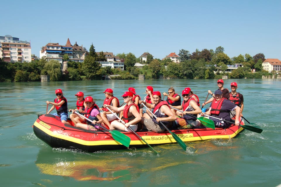 Freiburg and Basel: Rafting Tour on the River Rhine - Highlights of the Experience