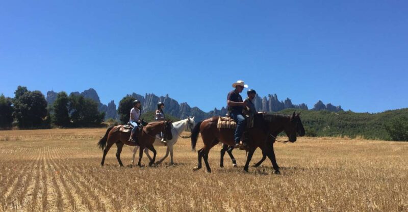 From Barcelona: Horseback Tour in Montserrat National Park - Transportation