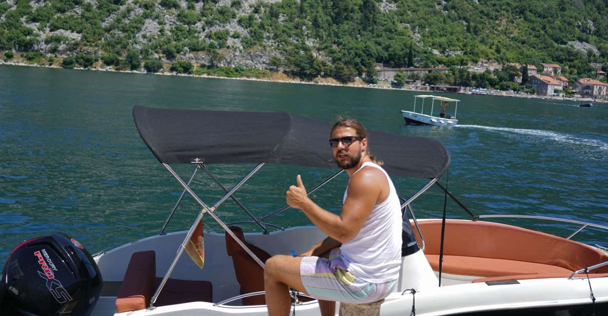 From Bay of Kotor: Blue Cave Private Speedboat Tour - Onboard Experience