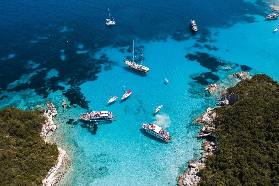 From Benitses/Lefkimmi: Paxos, Antipaxos & Caves Day Cruise - Highlights and Stops