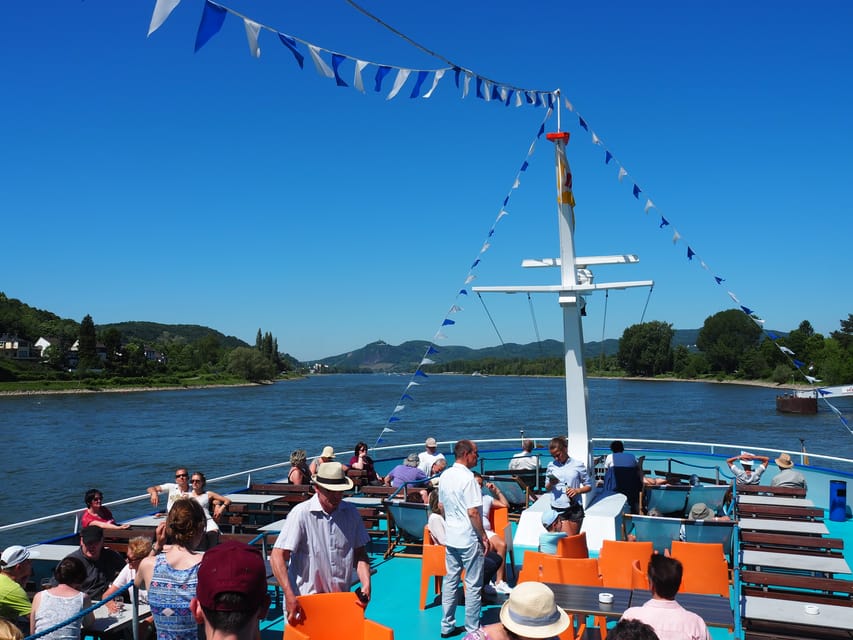 From Bonn: Rhine River to Linz Sightseeing Boat Tour - Onboard Experience