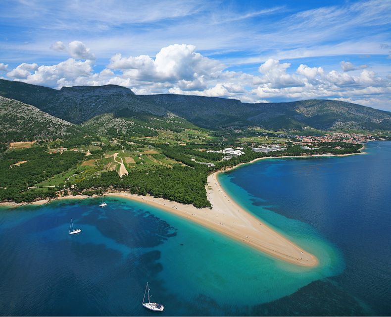 From Brač: Panoramic Flight Over Brač, Hvar, Šolta, & Split - Notable Landmarks Viewed