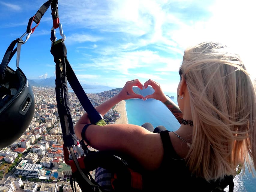 From City of Side: Alanya Tandem Paragliding W/ Beach Visit - Inclusions and Exclusions