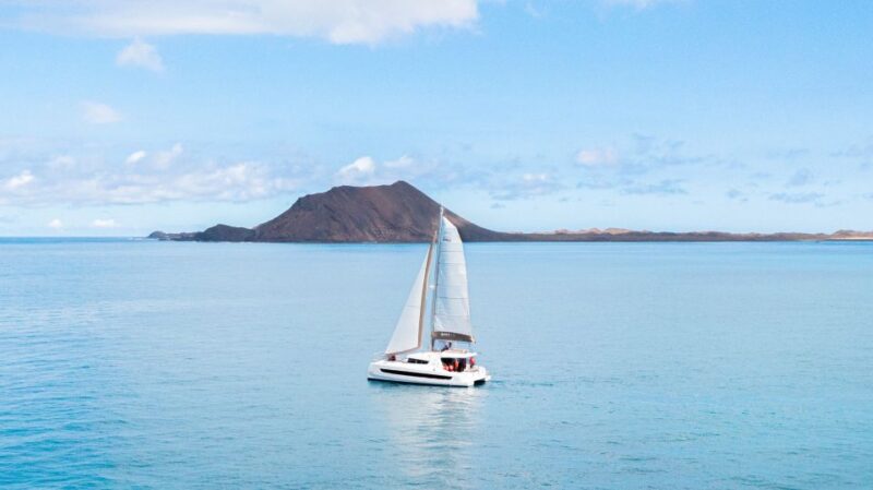 From Corralejo/Caleta De Fuste: Lobos Island Catamaran Trip - Onboard Experience