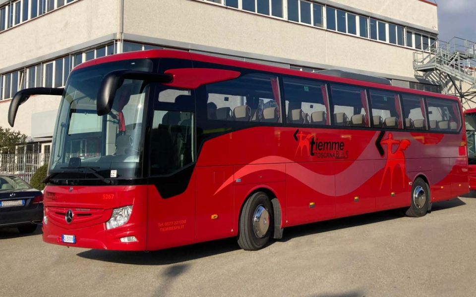 From Fiumicino Airport: 1-Way Bus Transfer to Paganico - Meeting Point and Accessibility