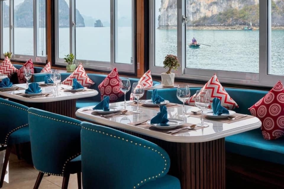 From Hanoi: Ha Long Bay Day Trip With 4 Stars Luxury Cruise - Onboard Experience