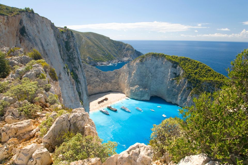 From Kefalonia: Zante Cruise With Photostop at Navagio Beach - Exploring Blue Caves