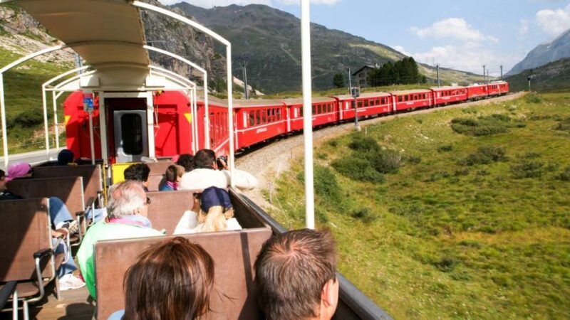 From Lake Como: Bernina Red Train Tour to St. Moritz - Scenic Highlights of the Journey