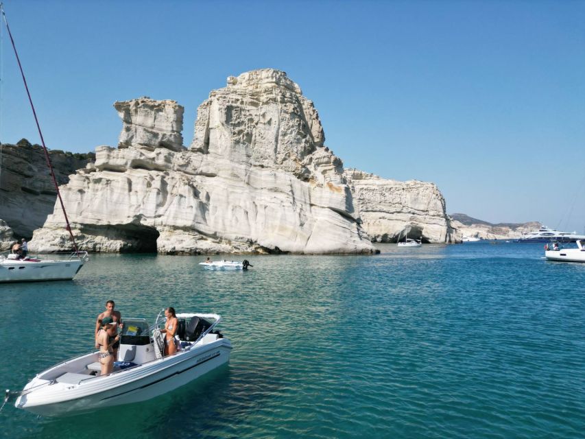 From Milos: Half-Day Private Cruise to Kleftiko & Sikia Cave - Onboard Experience