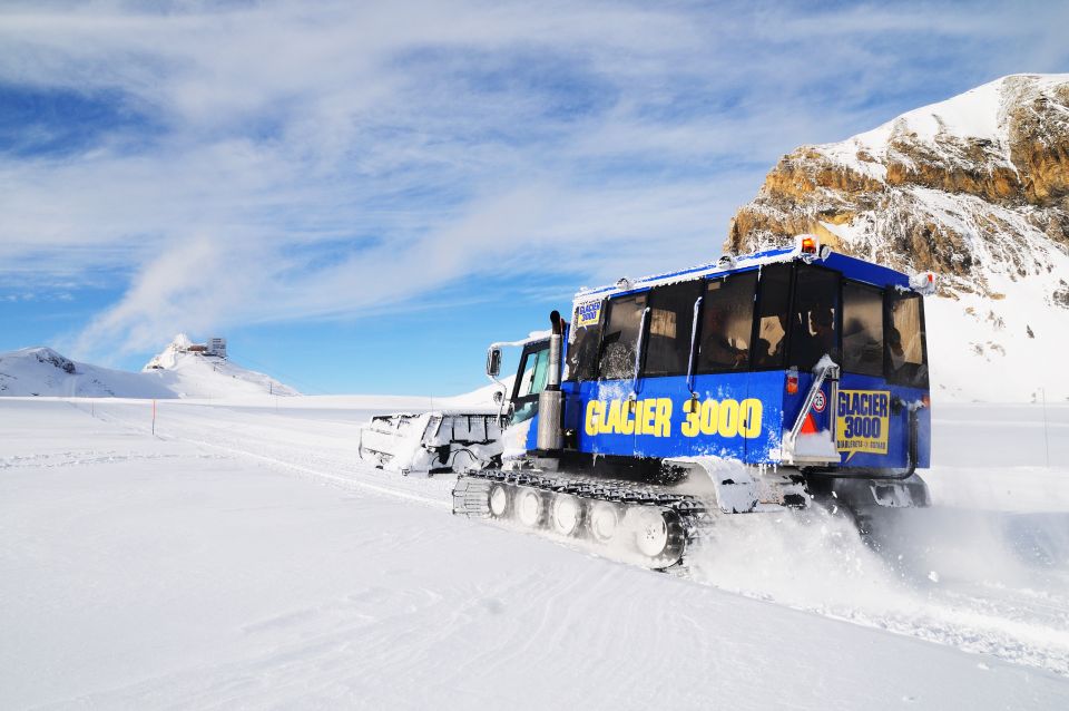 From Montreux: Glacier 3000 Day Trip - Included Services