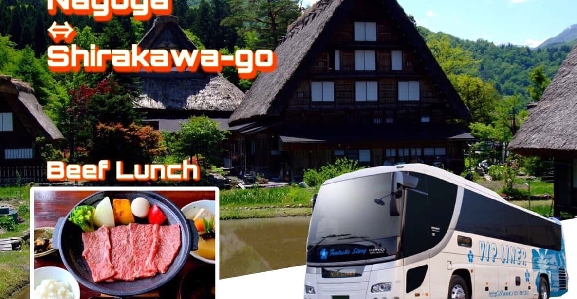 From Nagoya: Shirakawa-Go Bus Ticket With Hida Beef Lunch - Meal Information