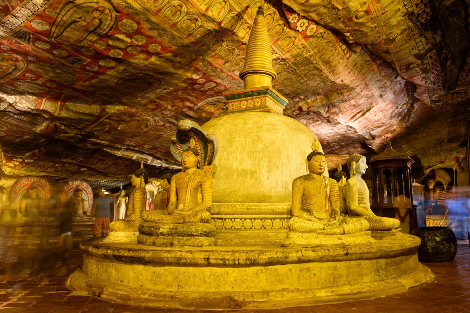 From Negombo: Sigiriya and Dambulla Day Trip - Dambulla Royal Cave Temple