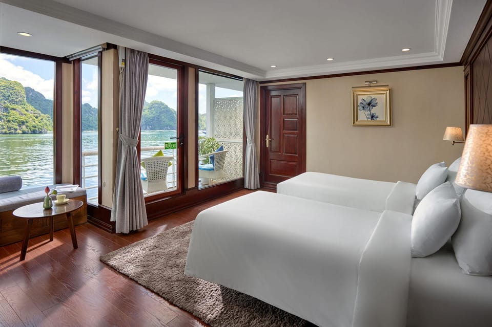 From Ninh Binh: 3-Day Verdure Lotus Luxury Lan Ha Bay Cruise - Day 1 Activities