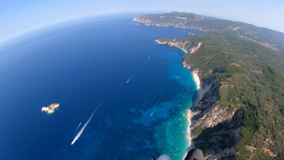 From Parelia: Paramotor Flight Over Corfus Coast - Experience Highlights