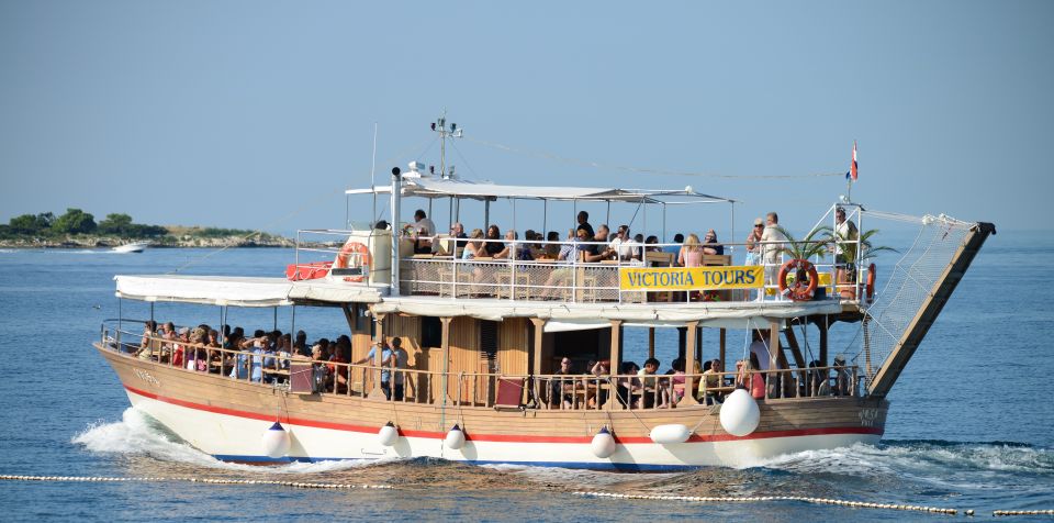 From Poreč: Evening Dolphin Cruise With Welcome Drink - Boat and Cruise Details