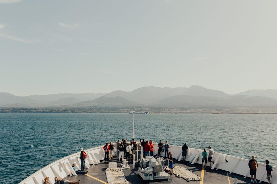 From Port Angeles: Foot Passenger Ferry to Victoria, Canada - On-Board Amenities