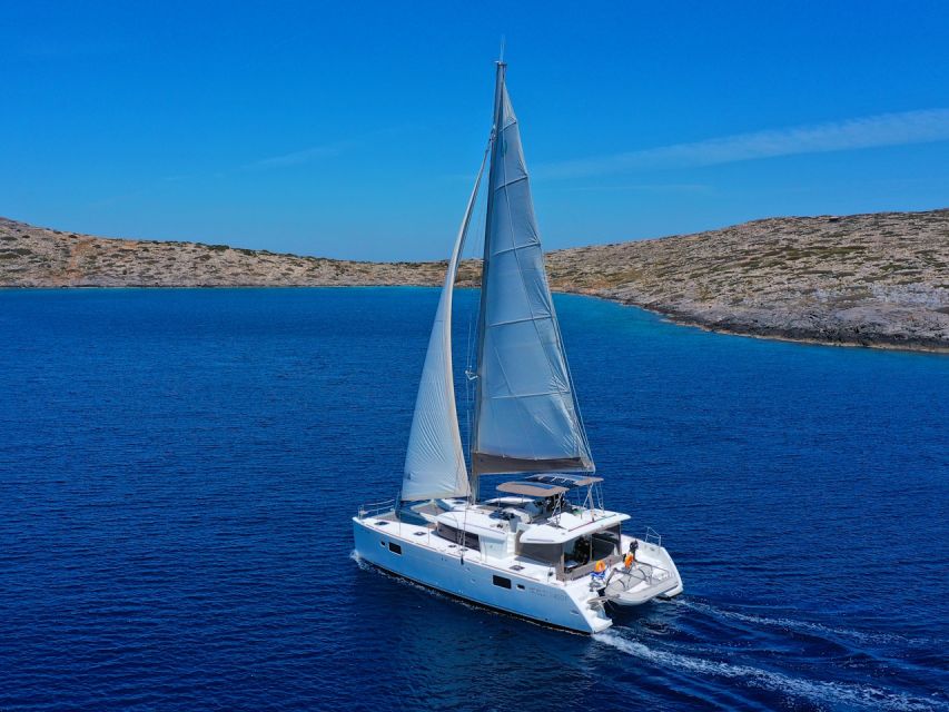 From Rethymno: Sunset Catamaran Cruise With Wine and Cheese - Included Refreshments and Amenities