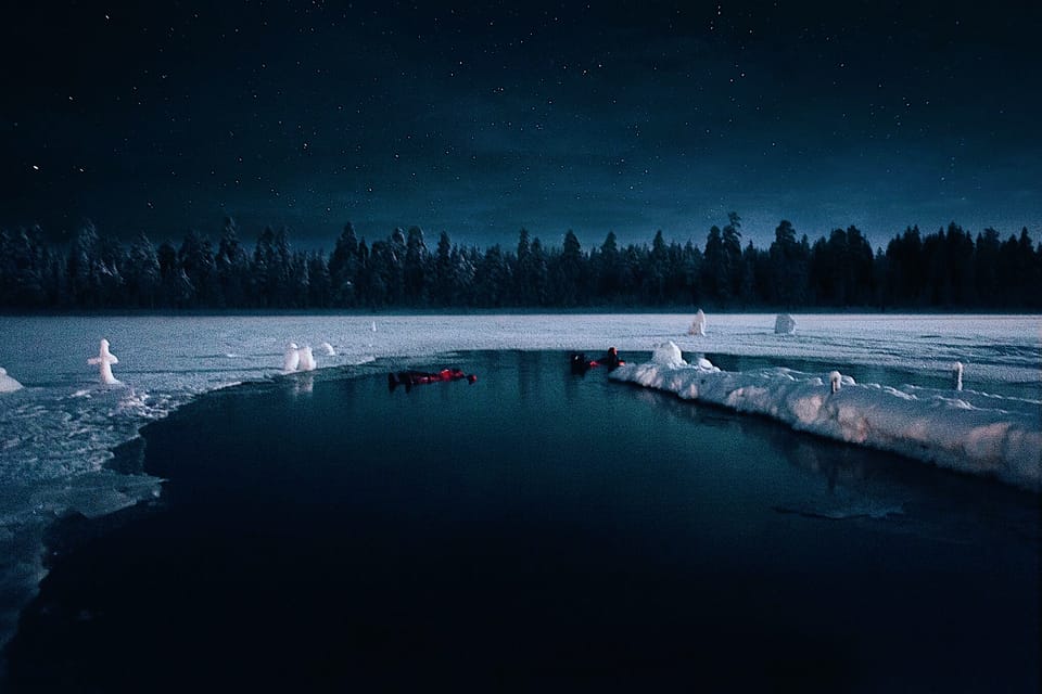 From Rovaniemi: Ice Floating Under Aurora Borealis - Whats Included in the Activity