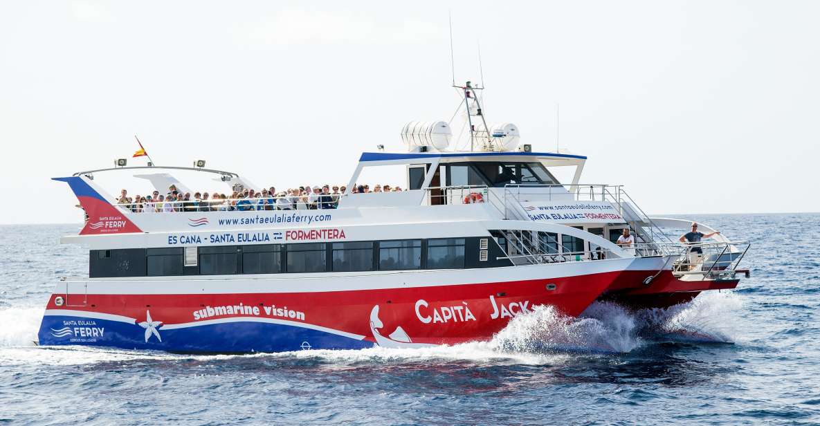 From Santa Eulalia: Formentera Roundtrip Ferry - Scenic Coastline Views