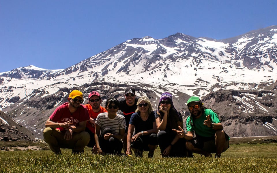 From Santiago: Cajón Del Maipo and Volcán San José Hike 8K - Group Size and Language