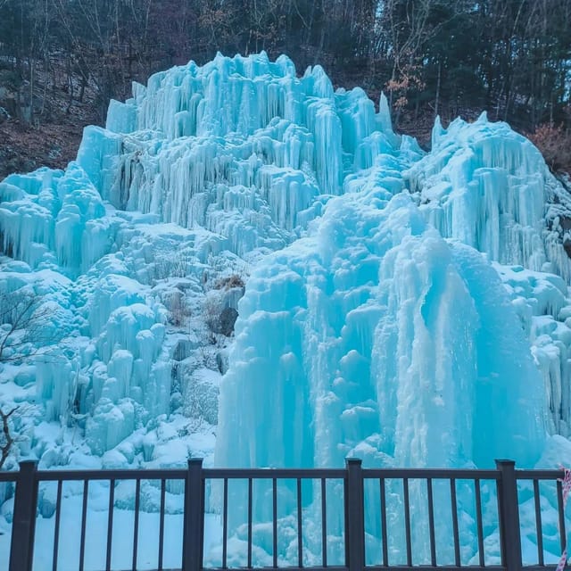 From Seoul: Eobi Ice Valley, Nami Island, Korean Garden - Eobi Ice Valley