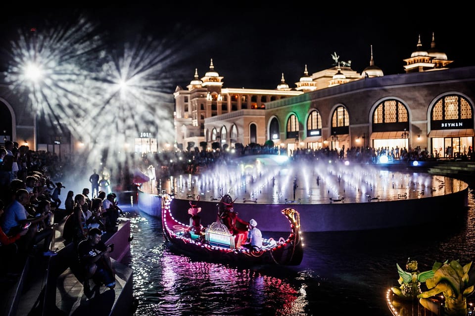 From Side: Land Of Legends Night Show With Transfer - Duration of the Show