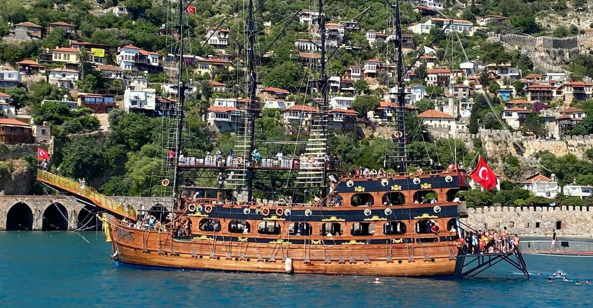 From Side: Pirate Boat Tour to Alanya With Lunch - Inclusions and Exclusions