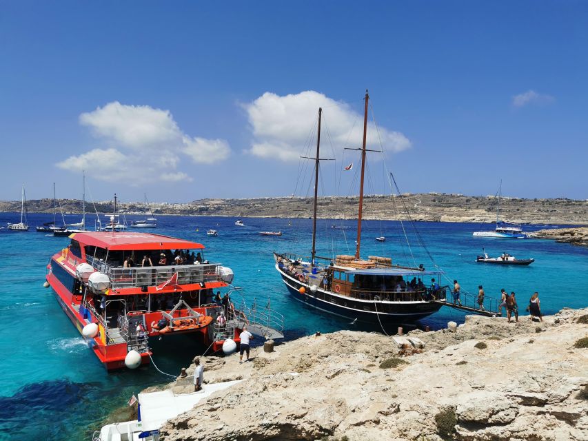 From Sliema or Bugibba: Two Islands Ferry to Comino and Gozo - Departure Options