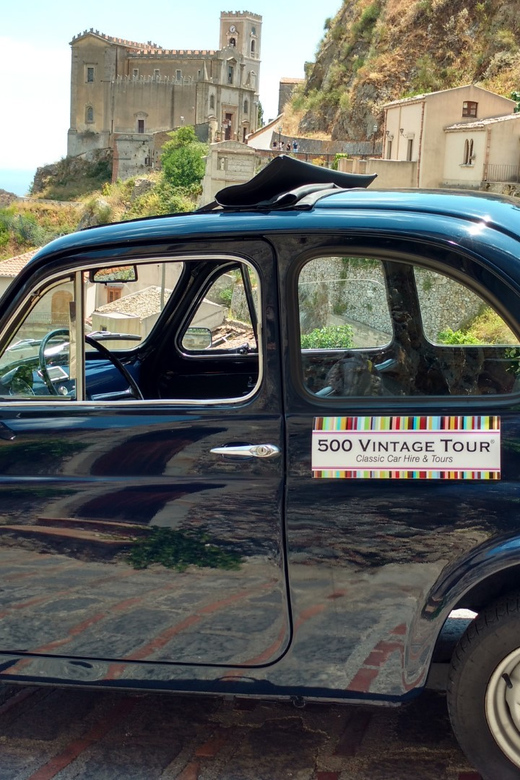 From Taormina: Guided Godfather Tour in a Vintage Fiat 500 - Whats Included