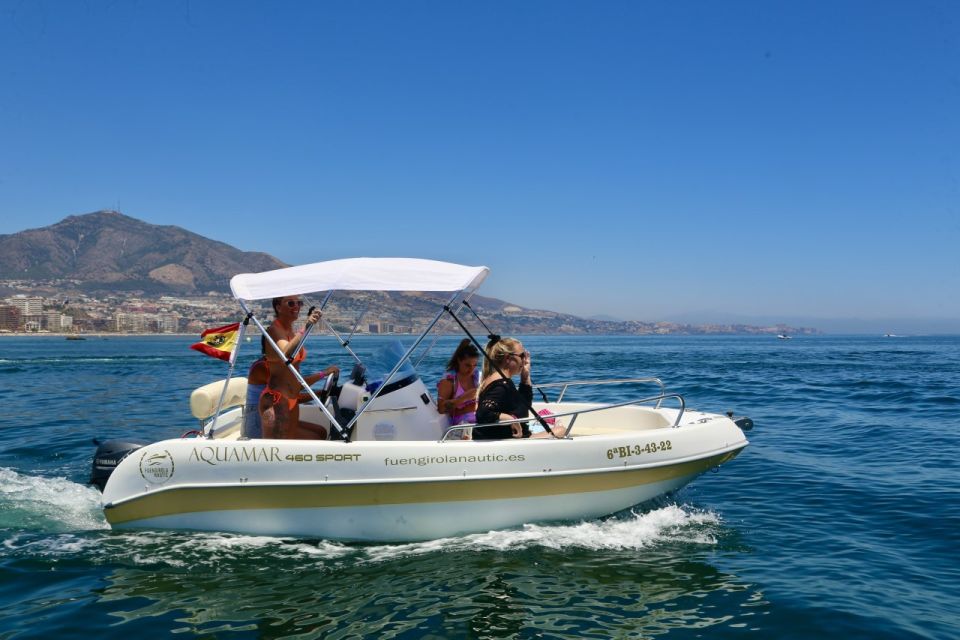 Fuengirola: 1- to 4-Hour Boat Rental - No License Needed - Boat Features