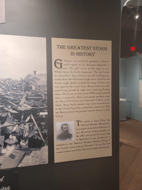 Galveston Great Storm Hurricane Talk & Tour - Historical Context