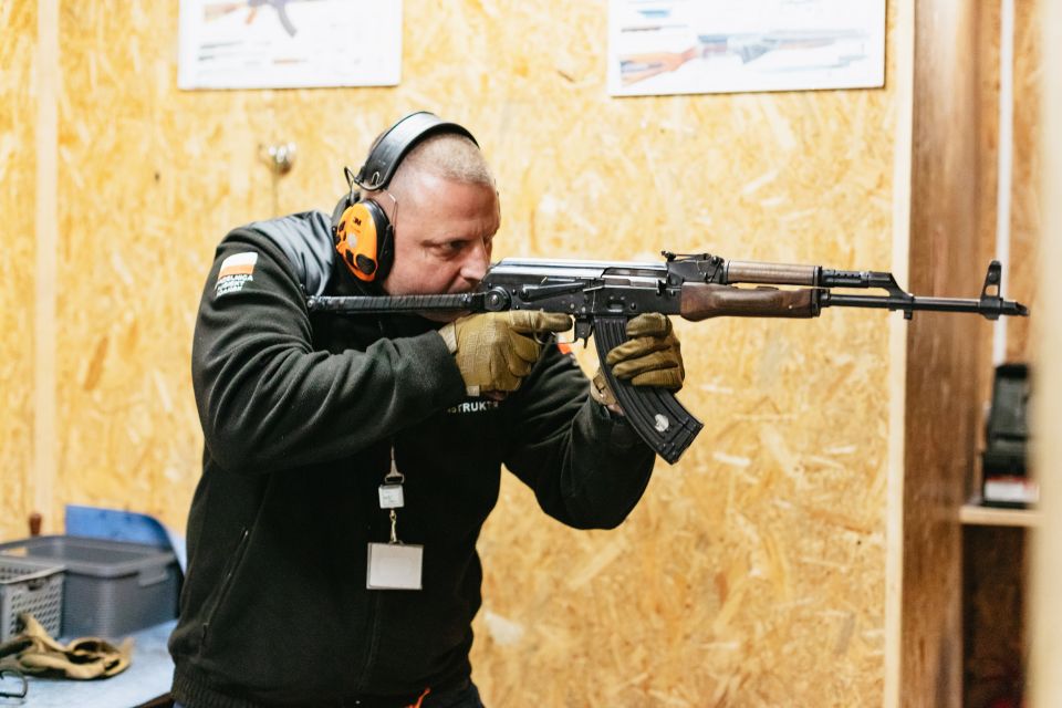 Gdansk: Extreme Gun Shooting Experience With Transfers - Types of Firearms