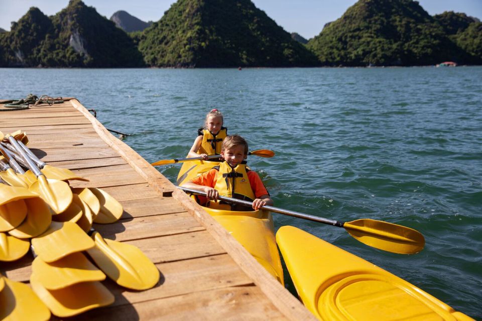 Ha Long & Lan Ha Bays: 2-Day Cruise With Meals & Kayaking - Day 1 Activities