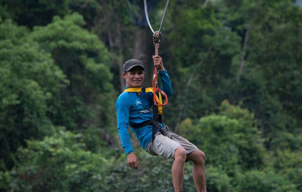 Half-Day Nam Song River Kayak Tour With Zipline or Tham None - Kayaking Adventure