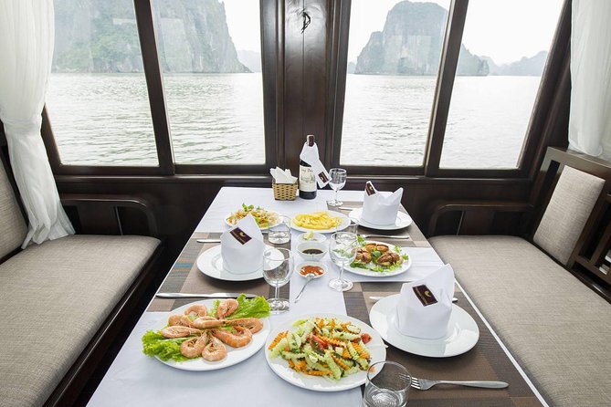 Halong Bay Day Cruise to Sung Sot Cave and Ti Top Island From Hanoi - Inclusions of the Package