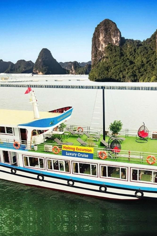 Halong Bay Full-Day Boat Tour From Tuan Chau Harbour - Included Amenities