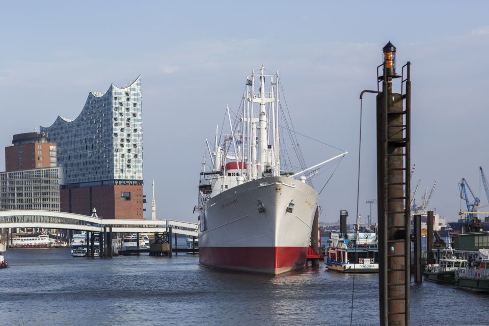 Hamburg: Entrance to the Museum Ship Cap San Diego - Historical Background of Cap San Diego