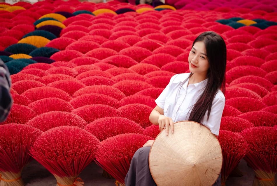 Hanoi: Incense Village, Conical Hat & Ceramic - Making Tour - Quang Phu Cau Incense Village