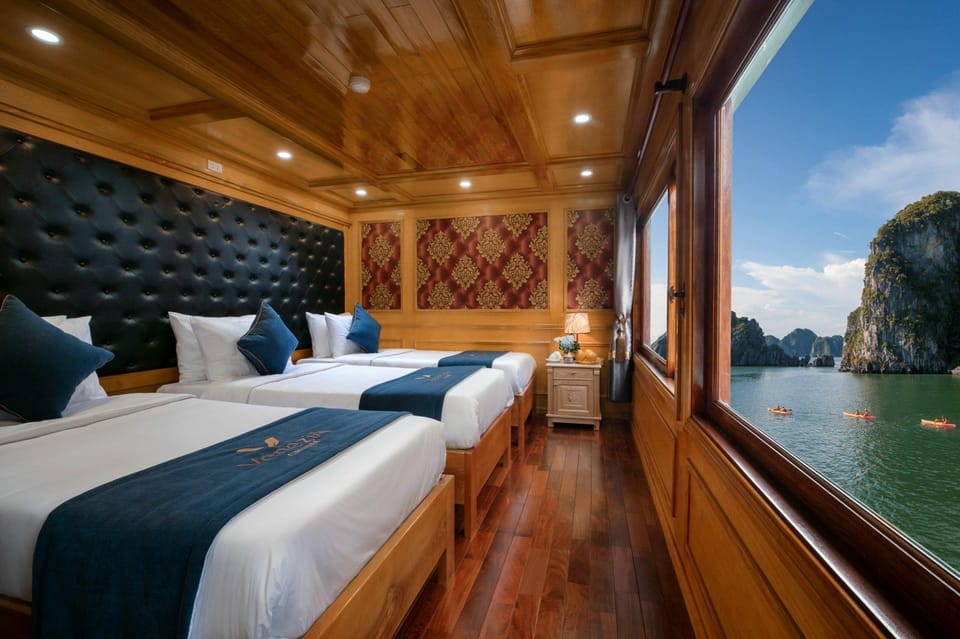 Hanoi: Lan Ha Bay Cozy Cruise: Biking, Kayaking, Small Group - Included Amenities