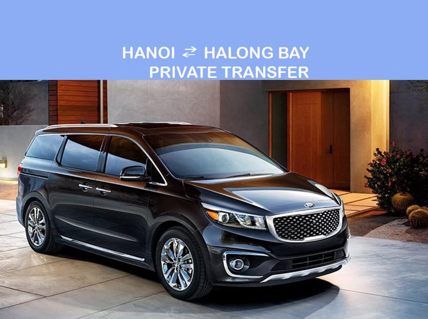 Hanoi: Private Car Transfer to or From Halong Bay - Vehicle Details