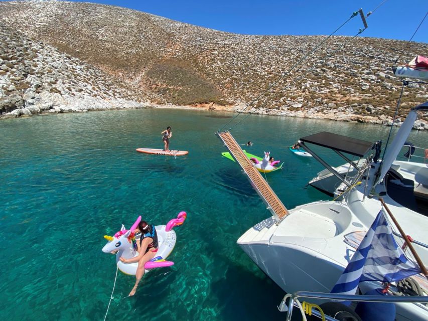 Heraklion Private Catamaran Cruise to Dia - Highlights and Activities