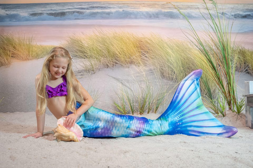 Hilton Head Island: Mermaid Photoshoot at an Indoor Beach - Mermaid Makeover