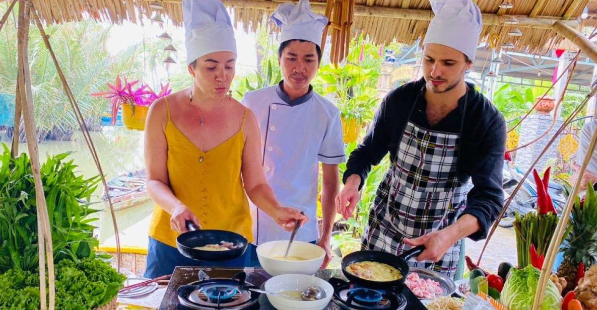 Hoi An: Basket Boat With Lantern-Making & Cooking Class Tour - Detailed Itinerary