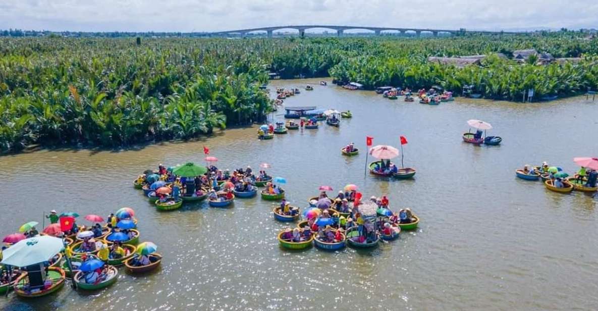 Hoi An : Cam Thanh Basket Boat Riding W Two-way Transfers - Bamboo Boat Riding Activities