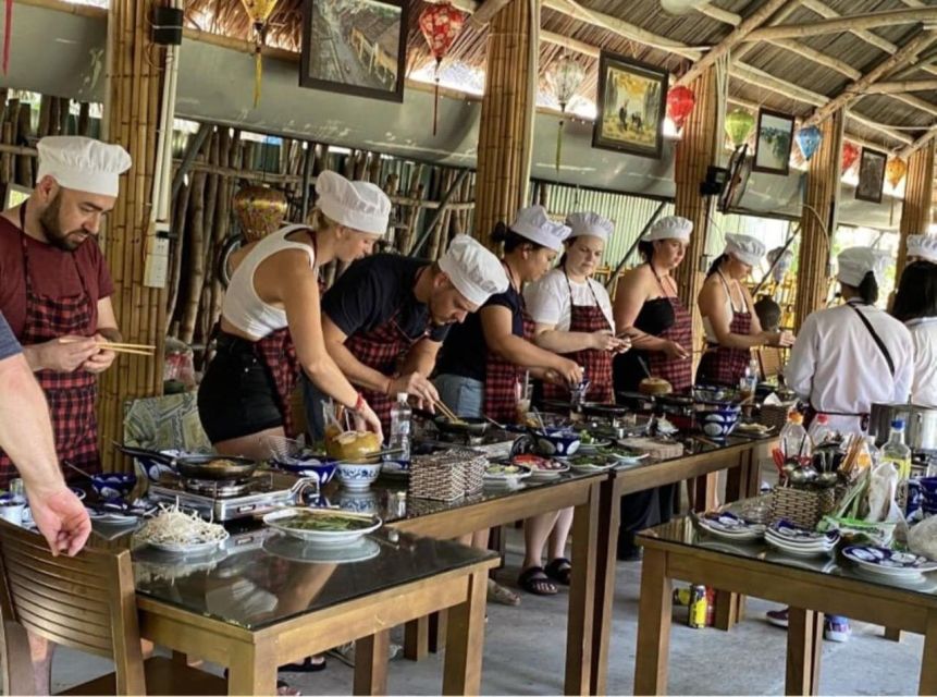 Hoi An: Making Lantern &Cooking Class With Basket Boat Ride - Cooking Class Details